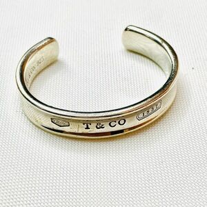 TIFFANY & CO 1837 925 STERLING SILVER CUFF BRACELET